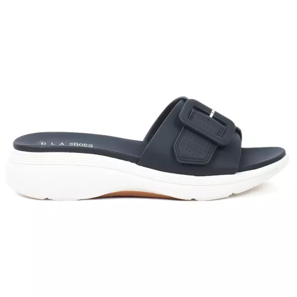 MULE CONFORT FEMME NOIR À BOUCLE