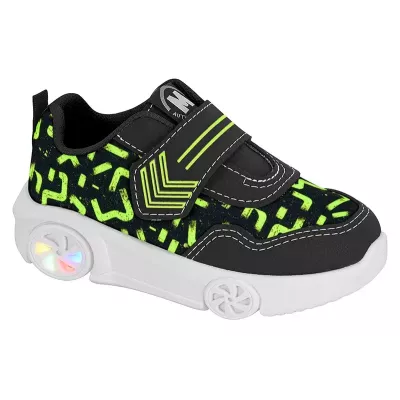 sneakers-led-garcon-sport-noir-vert-2632-112-29718-99462