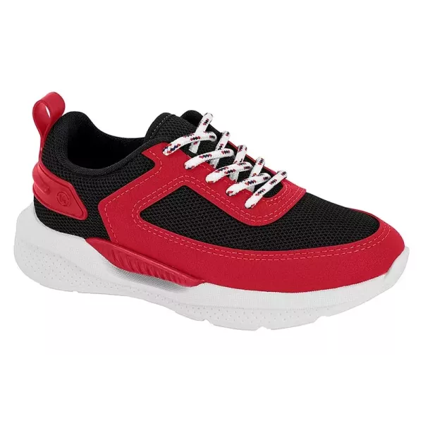 SNEAKERS GARÇON NOIR ROUGE