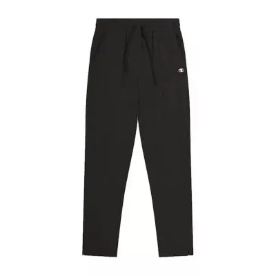 Pantalon femme Champion SLIM PANTS 117127-KK001 noir avec coupe ajustée en coton extensible et style sportswear