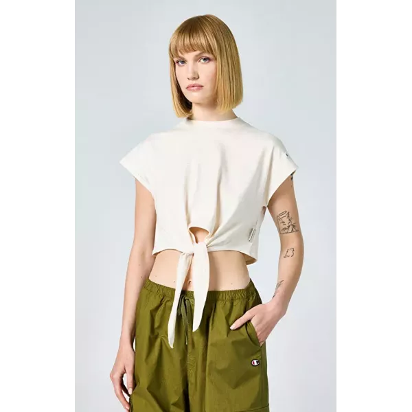 CREWNECK T-SHIRT FEMME BEIGE