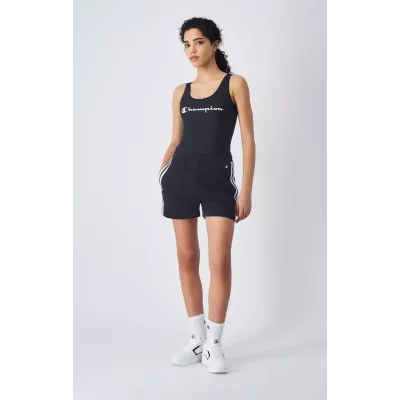 Maillot de bain femme Champion SWIMMING SUIT 117259-KK001 noir en matière extensible confortable