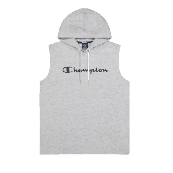 HOODED SLEEVELESS T-SHIRT HOMME GRIS