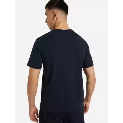 T-shirt homme CHAMPION CREWNECK long bleu marine 100% coton col rond coupe ample