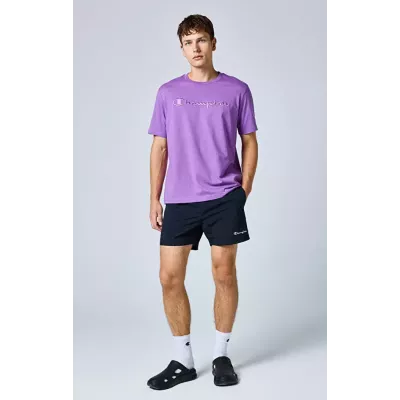 Short de bain homme CHAMPION noir BEACHSHORT avec cordon et poches latérales 219979-KK001