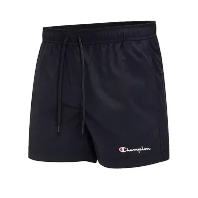 Short de bain homme CHAMPION noir BEACHSHORT avec cordon et poches latérales 219979-KK001