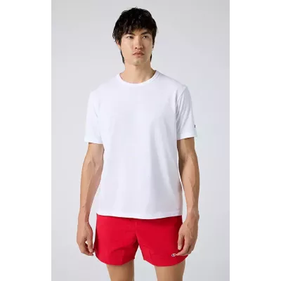 Short de bain homme CHAMPION rouge BEACHSHORT avec doublure maille et cordon 219979-RS032