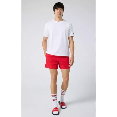 Short de bain homme CHAMPION rouge BEACHSHORT avec doublure maille et cordon 219979-RS032