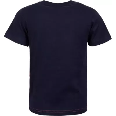 T-shirt homme CHAMPION Logo Small bleu marine 100% coton avec petit logo devant 306293-BS501