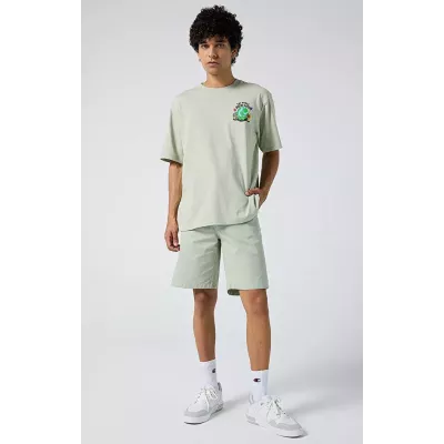 Bermuda homme CHAMPION vert Eco Future en coton stretch style casual E20007-GS072