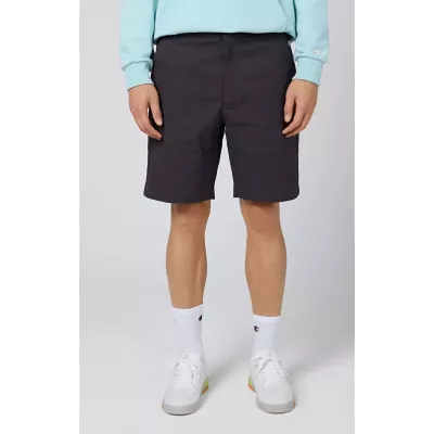 Bermuda homme CHAMPION noir Eco Future en coton stretch coupe confortable E20007-ES503