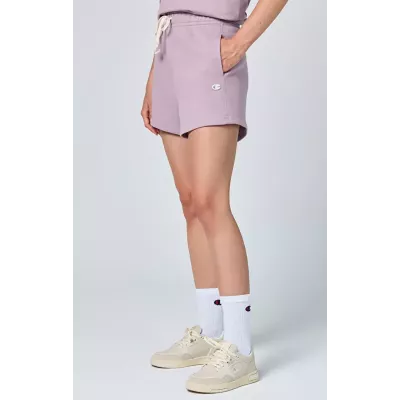 Bermuda femme CHAMPION violet en coton mélangé style décontracté E10009-PS162