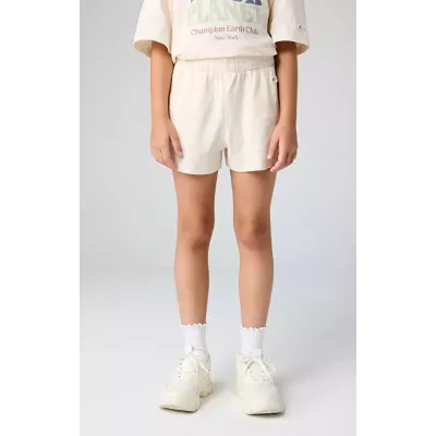 Short fille CHAMPION beige 100% coton style casual confortable 404973-YS137