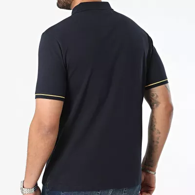 Polo homme CHAMPION bleu marine en coton piqué style casual chic