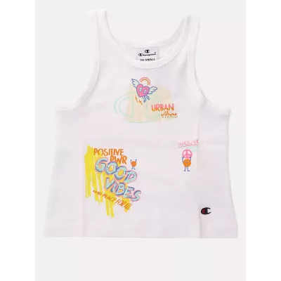 Ensemble enfant CHAMPION blanc 100% coton tenue enfant confortable  404931-WW001
