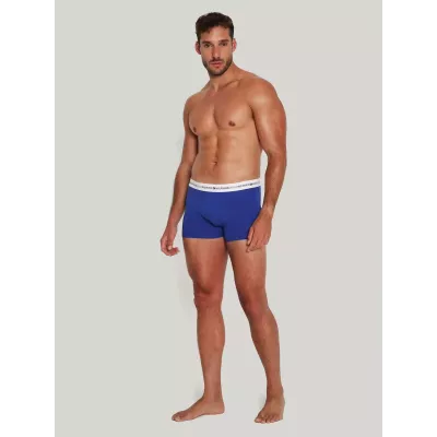 Pack de 3 boxers homme Tommy Hilfiger ESSENTIAL TRUNK UM0UM02761-0T7 multicolore avec ceinture logo élastique