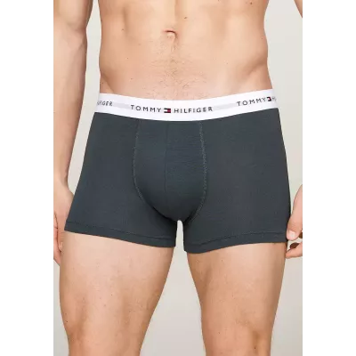 Pack de 3 boxers homme Tommy Hilfiger ESSENTIAL LOGO WAISTBAND UM0UM02768-0UG multicolore avec ceinture logo élastique