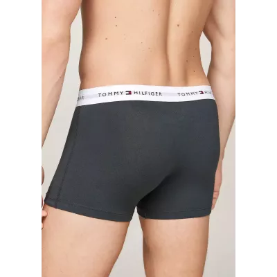 Pack de 3 boxers homme Tommy Hilfiger ESSENTIAL LOGO WAISTBAND UM0UM02768-0UG multicolore avec ceinture logo élastique