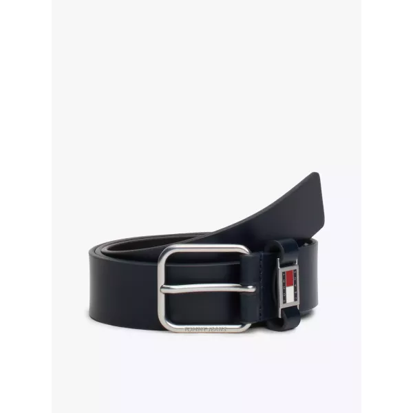 CEINTURE HOMME SCANTON EN CUIR BLEU MARINE