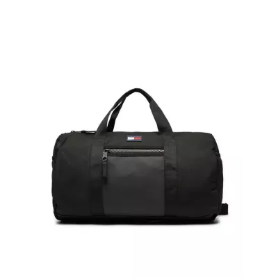 Sac de voyage Tommy Jeans FRESHMAN DUFFLE AM0AM12605-BDS noir 32L avec bandoulière réglable dimensions 50x30x30 cm