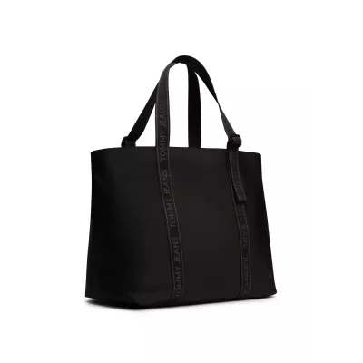 Sac cabas Tommy Hilfiger ESSENTIAL DAILY TOTE AW0AW16273-BDS noir avec poignées logo dimensions 49x22x35 cm