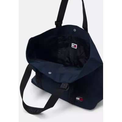 Sac cabas Tommy Hilfiger ESSENTIAL DAILY TOTE AW0AW16273-C1G bleu marine avec poignées logo dimensions 49x22x35 cm