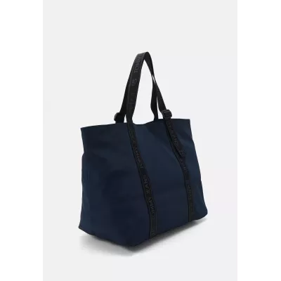 Sac cabas Tommy Hilfiger ESSENTIAL DAILY TOTE AW0AW16273-C1G bleu marine avec poignées logo dimensions 49x22x35 cm