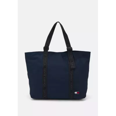 Sac cabas Tommy Hilfiger ESSENTIAL DAILY TOTE AW0AW16273-C1G bleu marine avec poignées logo dimensions 49x22x35 cm