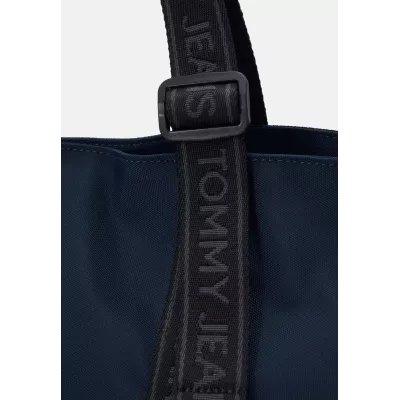 Sac cabas Tommy Hilfiger ESSENTIAL DAILY TOTE AW0AW16273-C1G bleu marine avec poignées logo dimensions 49x22x35 cm