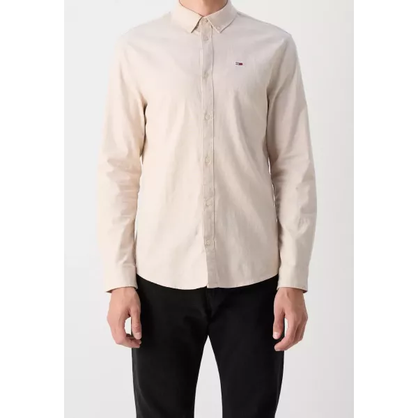 CHEMISE SLIM STRETCH OXFORD BEIGE