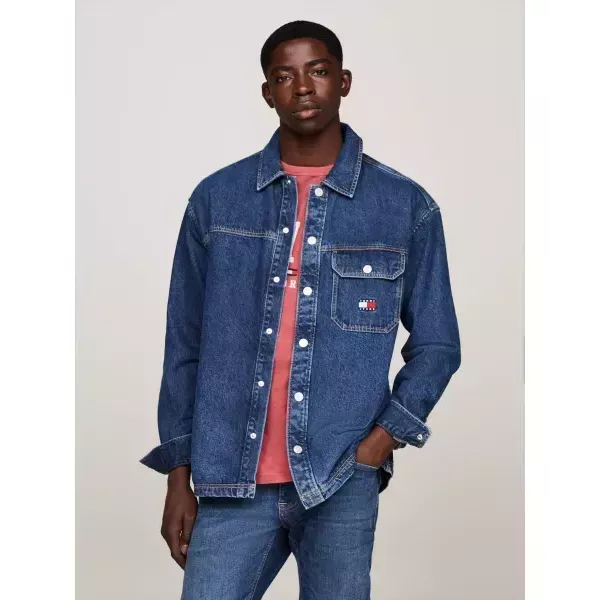 CHEMISE HOMME ESSENTIAL DENIM SHIRT BLEUE