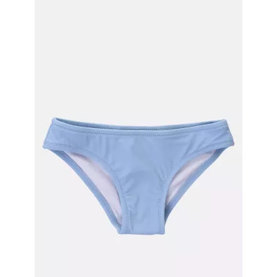 Bikini fille CHAMPION bleu 2 pièces stretch avec logo devant  404982-BS083