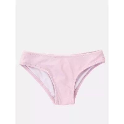 Bikini fille CHAMPION rose 2 pièces stretch avec logo devant 404982-PS013