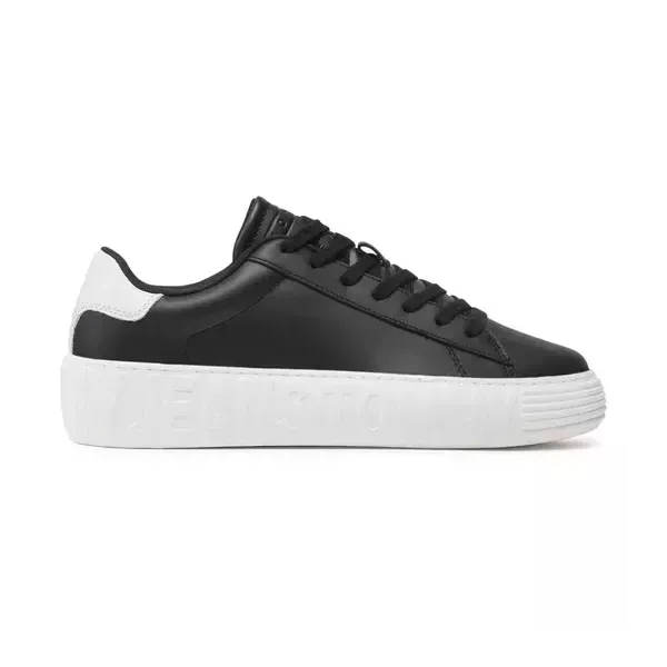 SNEAKERS HOMME LEATHER OUTSOLE NOIRES