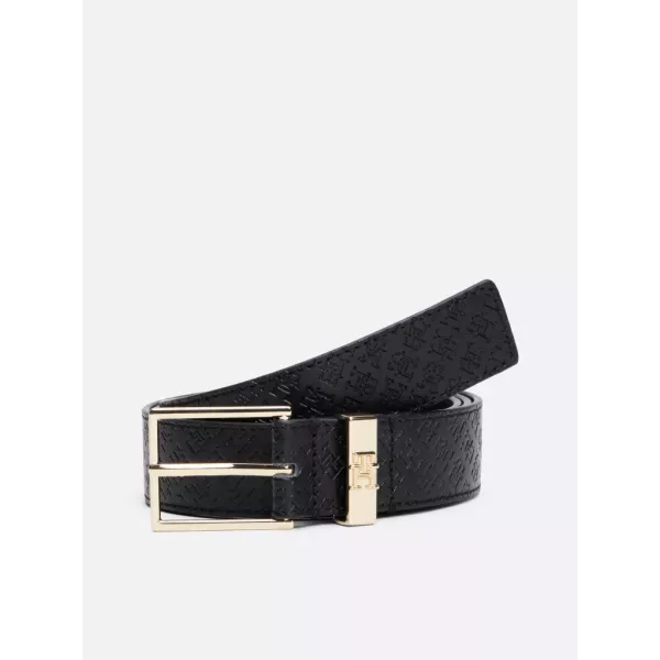 CEINTURE TH SQUARE MONOGRAM 3 NOIRE