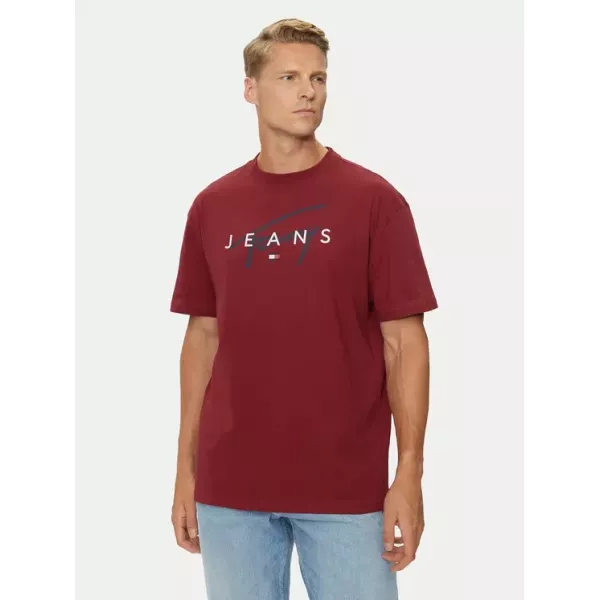 T-SHIRT HOMME T-SHIRT SIGNATURE TWIST ROUGE