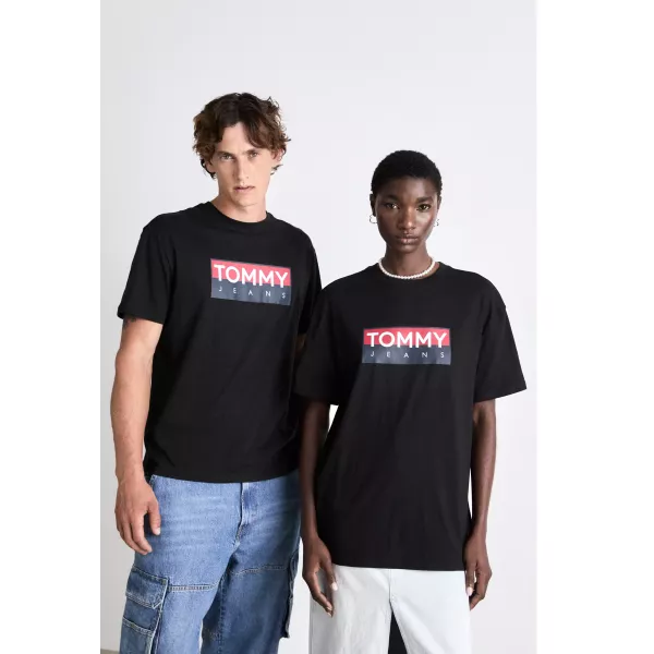 T-SHIRT HOMME TOMMY JEANS REGULAR FIT NOIR