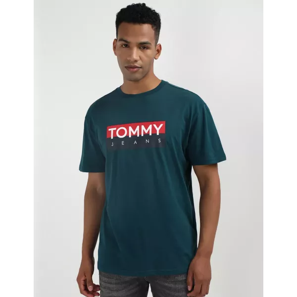 T-SHIRT HOMME TOMMY JEANS REGULAR FIT BLEU MARINE