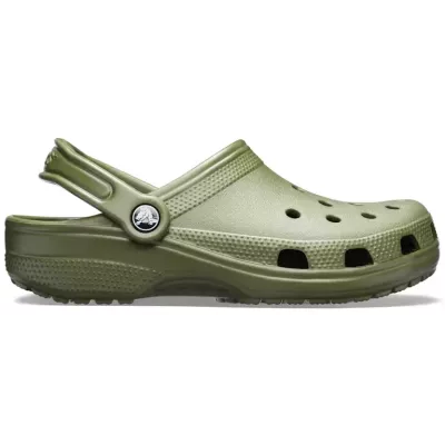 Sabot Crocs Classic Army Green vert olive léger et respirant avec bride pivotante 10001-309