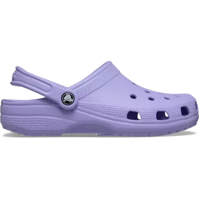 Sabot Crocs Classic violet ultra léger et confortable avec bride arrière pivotante 10001-5BN