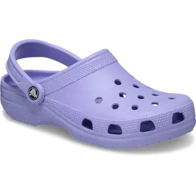 Sabot Crocs Classic violet ultra léger et confortable avec bride arrière pivotante 10001-5BN