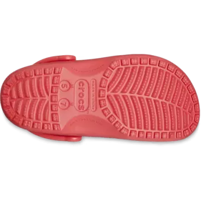 Sabot Crocs Classic rouge ultra léger avec bride arrière et ventilation respirante 10001-6WC