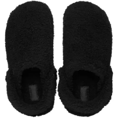 Chaussons Crocs Classic Cozzzy Slipper noir réf 209386-001 avec doublure douce effet mouton