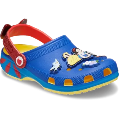 Sabots Snow White Classic Clog K bleu réf 209495-769 avec design Disney™ et confort iconique Crocs™
