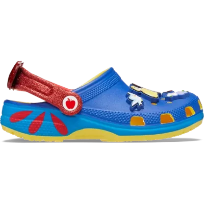 Sabots Snow White Classic Clog K bleu réf 209495-769 avec design Disney™ et confort iconique Crocs™