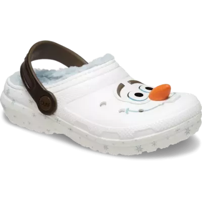 Sabots Frozen Olaf Classic Clog blanc réf 210236-90H avec design Disney™ Olaf et confort Crocs™