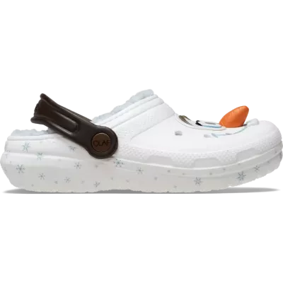 Sabots Frozen Olaf Classic Clog blanc réf 210236-90H avec design Disney™ Olaf et confort Crocs™