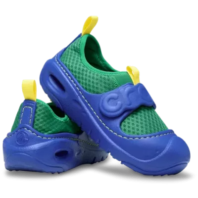 Chaussures d’eau Crocs Swiftwater Splash bleu enfant réf 210619-3WH avec protection aquatique