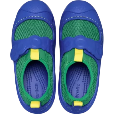 Chaussures d’eau Crocs Swiftwater Splash bleu enfant réf 210619-3WH avec protection aquatique