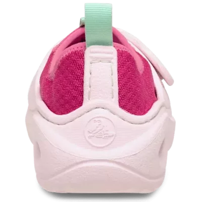 Chaussures d’eau Crocs Swiftwater Splash rose enfant réf 210619-6ZQ avec semelle adhérente